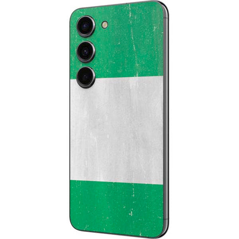 Nigeria Flag Distressed Galaxy S23 Skin